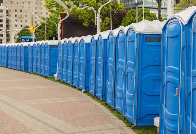 convenient and hygienic portable restrooms for outdoor weddings in Bristol