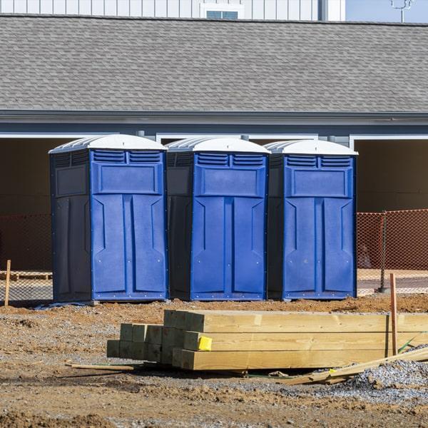 additional features that can be added to a construction site porta potty include hand sanitizer dispensers, handwashing stations, and mirrors